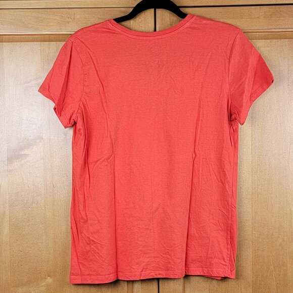 '47 Women's Denver Broncos Football Game Day Orange Crush Cotton V-Neck Tee - L - Picture 3 of 6